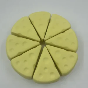 Premium Pu Foam Funny Cheese Wedge Squishy Mini Toy Soft Scented Texture Stress-reducing Pressure Relief for Children Unisex