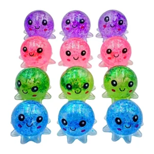 Maltose Octopus Gold Powder Kneading Music Vent Ball Decompression Squishy Stress Relief Squeeze Toy
