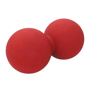 Eco-friendly Non-toxic Double Peanut Lacrosse Massage Ball Logo Made of Silicone Rubber