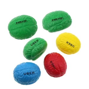 Promotional Pu Stress Brain Shaped Toys Foam Reliever