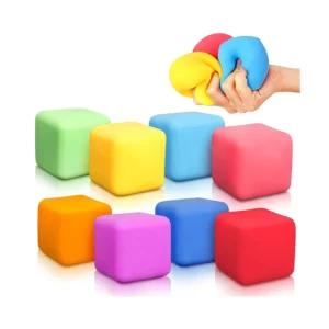 Soft Tpr Squeeze Toy Various Styles Stress Relief Squishy Cube for Unisex Kids 5.5cm Decompression Toys