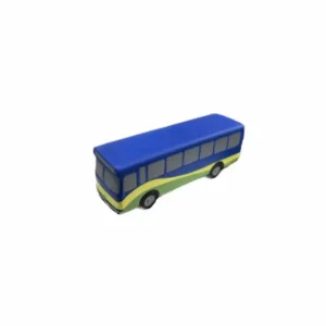 Customized Unisex Pu Foam Metro Bus Stress Ball Soft Toy for Games Squeezing Personalized Logo Print 2-4 Years