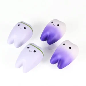 Tooth Squishy Slow Rising Squishies Soft Rubber Pu Foam Silicone Customizable Toy Kids 5-7 Years Sweet Scented