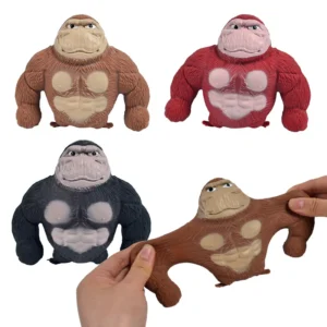 Tiktok Fall Down Stretchy Chubby Figure Monkey Sqishy Toys Squishy Soft Tpr Gorilla Suit Stress Relief Squeeze