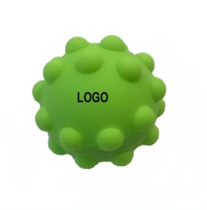 Logo Printed Silicone Pop Fidget Toys Stress Ball