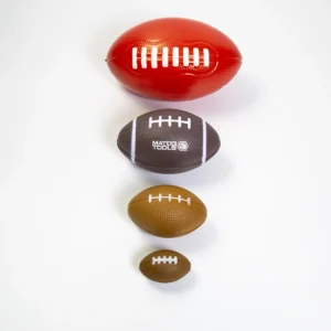 Low Moq Logo Anti Stress Squeeze Toys Pu Foam Ball Rugby Shaped American Football Balls