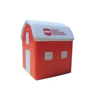 Promotional Unisex Pu Foam House Shaped Stress Ball with Logo Printing Pantone Branding