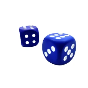 Unisex Pu Foam Soccer Stress Ball Soft Toy Anti-stress Reliever Logo Promotions Dice Design
