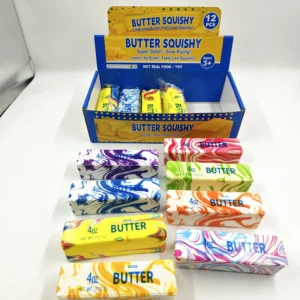 Butter Squishy Toy Pu Material Slow Rising Simulation Block Stress Relief Anxiety Soft Food for Gift