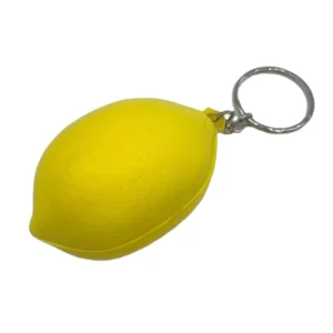 Customizable Lemon Stress Ball Keychain