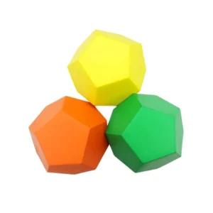 Colorful 12-sided Pu Foam Fitness Dice