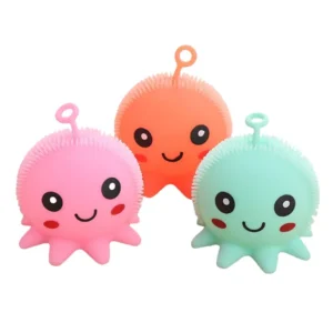 Flashing Octopus Puffer Ball Toy