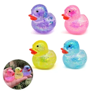 Colorful Duck Squishy Stress Relief Toy