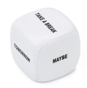 Customizable Stress Relief Decision Dice