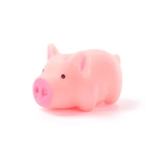 Pink Pig Squeeze Sound Bath Toy