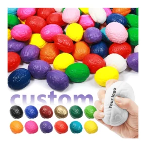Customizable Pu Brain Stress Ball