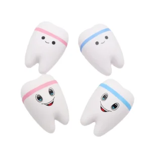 Tooth-shaped Pu Stress Ball for Kids