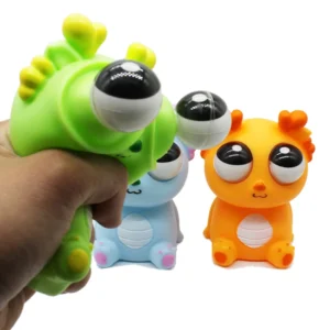 Colorful Pvc Dragon Squeeze Toy